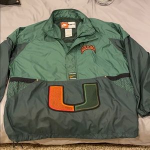 Vintage Nike Miami U windbreaker
